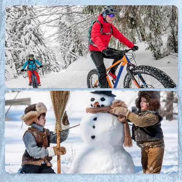 Vinter Skihandsker til Mænd Kvinder, Touch Screen Sne Skihandsker Vandtætte Vinter Varme Handsker Snowboard Vinterhandsker Grå sort Gray black