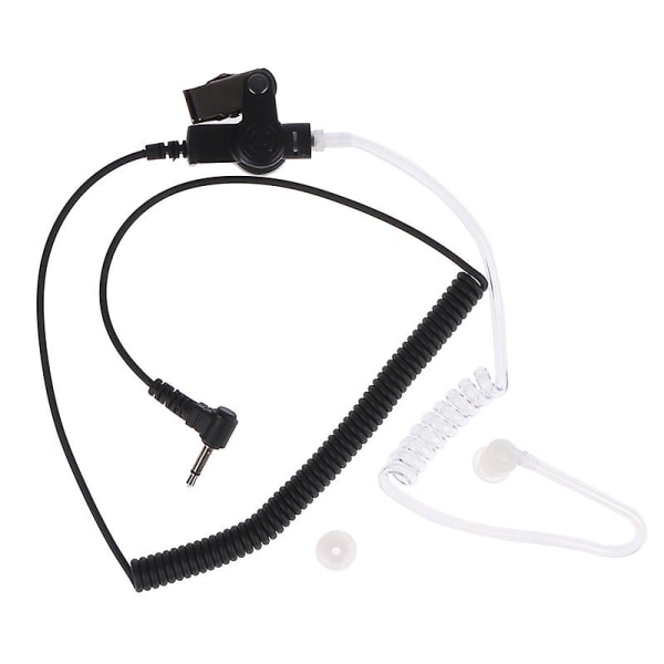1 pin 3,5 mm skjult akustisk rør-øretelefon Øretelefon med tett lyd Air Tube-hodesett