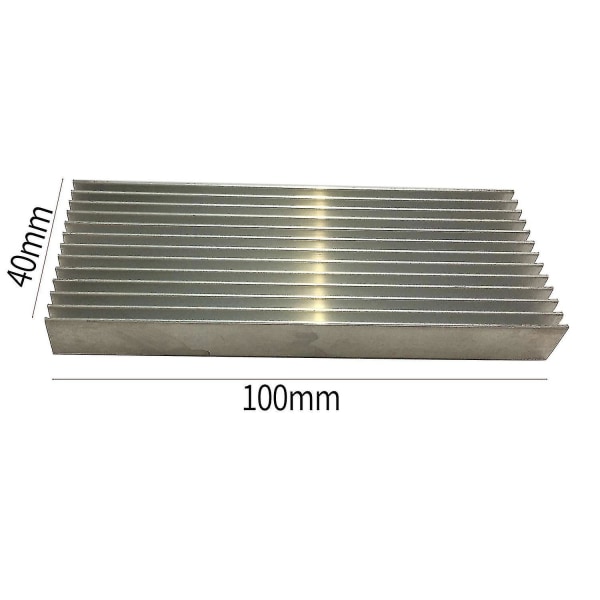 3 st Aluminium Power Amplifier Heatsink Kylfläns 100x40x11mm