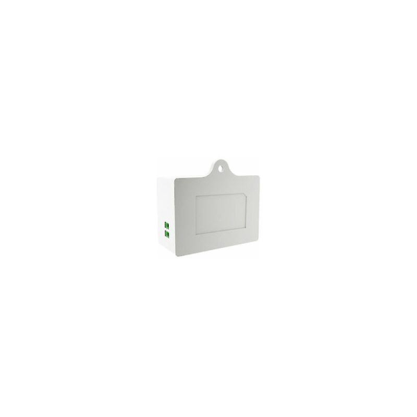 110-230v trådløs switch og modtagersæt Selvforsynet switch fjernbetjening lysarmatur, model: hvid 2 modtager 2 gang switch