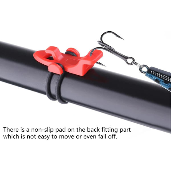 Lure Hook, Hook Holder, Agnsholder, Stang Hook Holder, Fiskeritilbehør, Agnsholder til Fiskegrej, 2 stk.