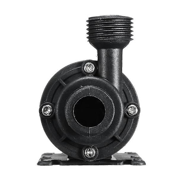 Støysvak DC12V nedsenkbar pumpe (5m kabel, 800l/t) - 4 dysealternativer