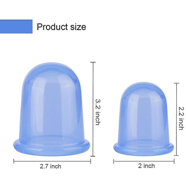 Silikone Cupping Terapi Sæt Og Cellulite Massageapparat, Anti Cellulite Kop Massage Rulle, Vakuum Massage Kop Sæt Krop Kop Sæt Sundheds Skønhedspleje, 3 Stk( pink