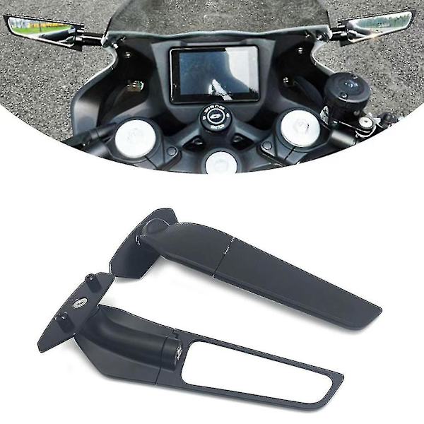 Speglar för Gsxr 1000 Gsxr1000 2017-2021 Motorcykel Modifierad Vindvinge Justerbar Rotationsbackspegel