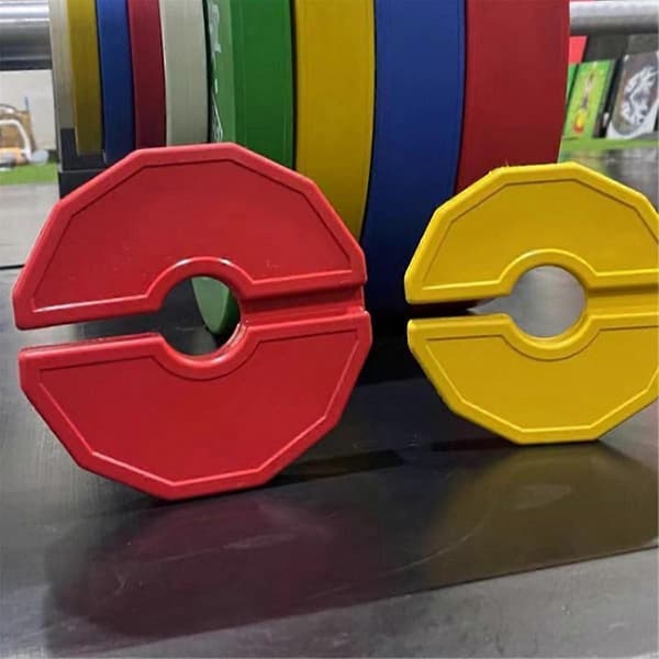 1 st Gym Mikro-Typ Viktskivor Hantel Fraktionella Viktskivor Gummi Fraktionella Viktskivor Tillägg
