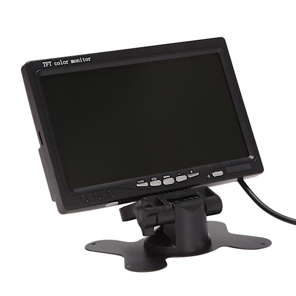 7 tums TFT LCD färgskärm HD-monitor kompatibel med bil CCTV backkamera tillbehör