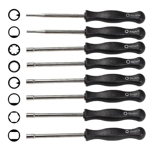 8 Different Carburetor Screwdrivers, Carburetor Adjustment Tool Set Carburetor Adjustment For 2 Cycle Engines