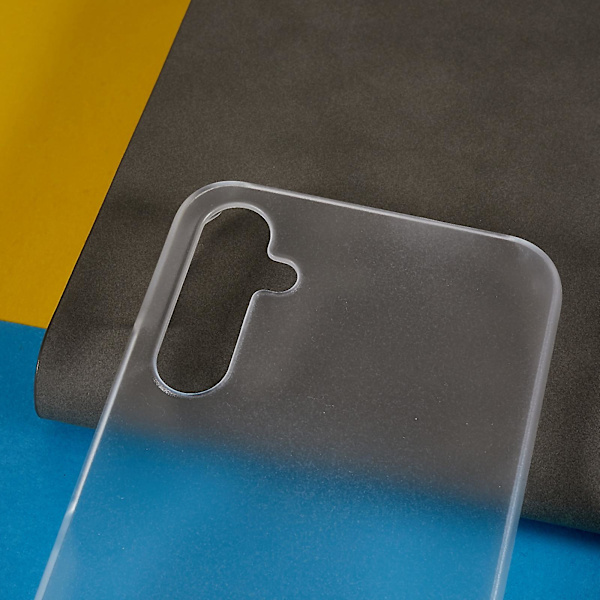 Samsung Galaxy A34 5g Smartphone Skal Hårdplast Gummibelagd Blank Telefonfodral Mobiltelefonsskydd Transparent