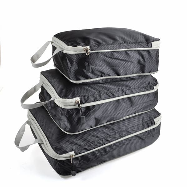 Sammenpressbare pakkekuber Foldbar vanntett koffert black