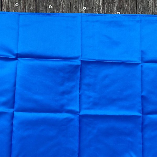 Xvggdg 90 + 150cm Blå Flag Banner Solid Farve Til Dæk