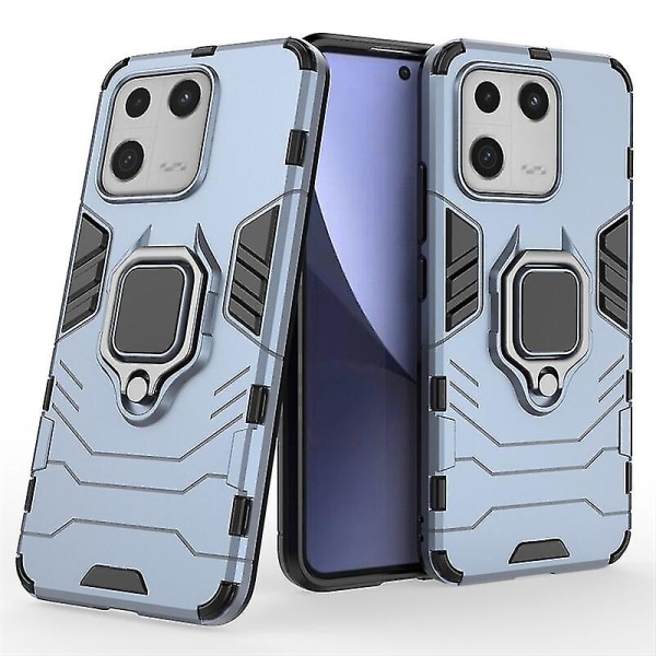 Armor Militær Grade Støtsikkert Heavy Duty Etui Kompatibel Xiaomi Mi 13 Pro/xiaomi Mi 13 Med Kickstand Blue Xiaomi 13