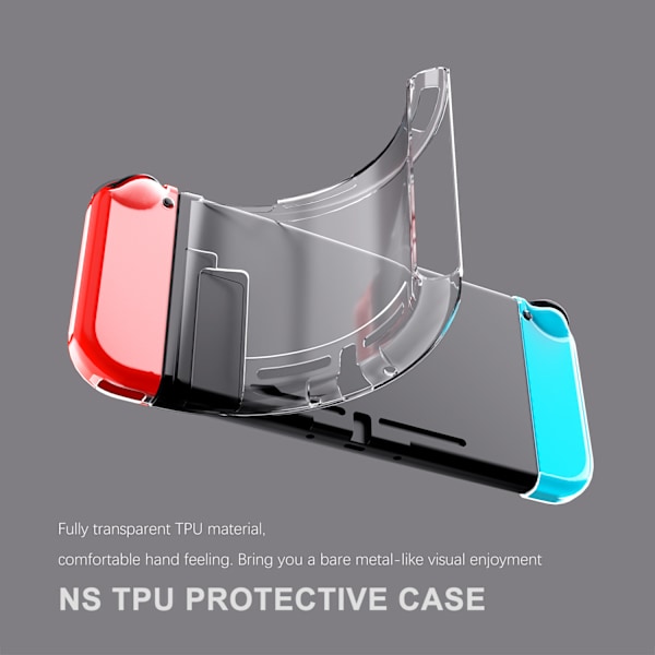 Fodral för Nintendo Switch Transparent TPU Skyddande Fodral