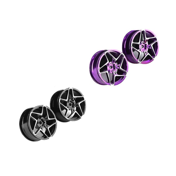 4 stk 1/10 On-Road Bil 52mm Legering Metall Hjulnav 1.9 tommer Klatrebil Hjulfelg For ,go