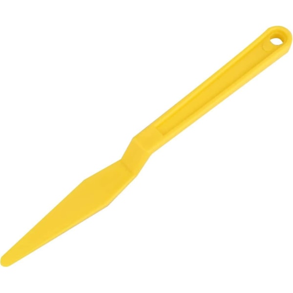 Kraftig skrapa bilfönsterglasverktyg Skrapskrapa Sax för hushållssysslor Biltvätt (gul) (1st)