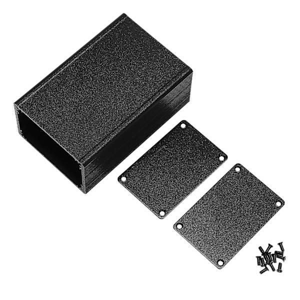 Aluminiumlegering Instrument Aluminium Shell, 100 X 66 X 43mm Aluminium Strømforstærker Kabinet, Diy Pcb