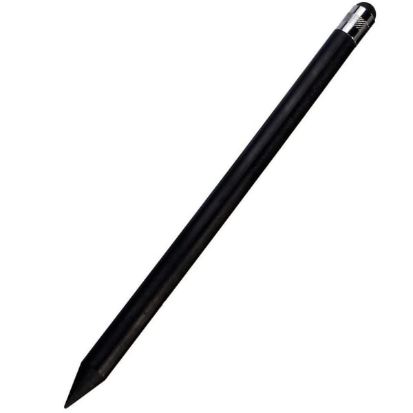 Kapacitiv Blyant Pen Stylus Press Screen Stick Til Ipad Tablet Telefon Pc - Sort