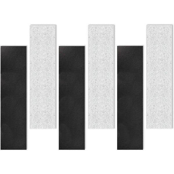 Art Acoustic Panels, 48\"x12\" tum Premium Akustisk väggpanel, Bättre än skum, Dekorativ ljudabsorberande panel för väggar, Studio Acoustic