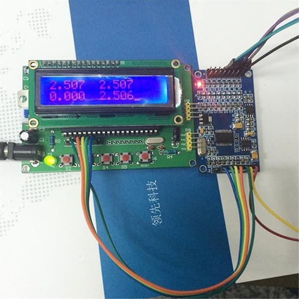 Ads1256 24-bit 8-kanals Adc Ad-modul Högprecisions Adc Multifunktionell Datainsamlingskortmodul