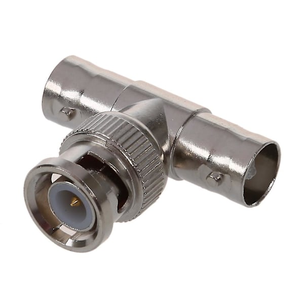 BNC-hane till 2 honkontakts RF-koaxial T-adapter med BNC-honkontakt 3-vägs splitter