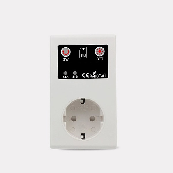 GSM Intelligent Strømstik Kontakt SMS APP Fjernbetjening Afbryder Pumpe Router Elektrisk Apparat Intel