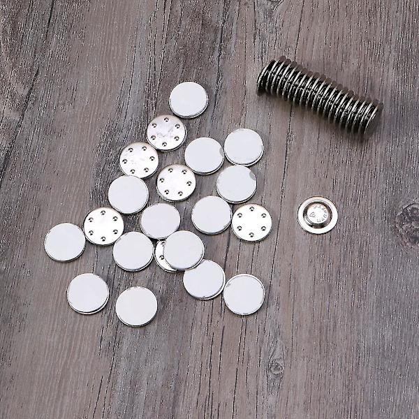 Pyöreä Nimenäyttömagneetti Liima Nimenäyttöpidike Id-Nimenäyttöpidike Magneettimerkki