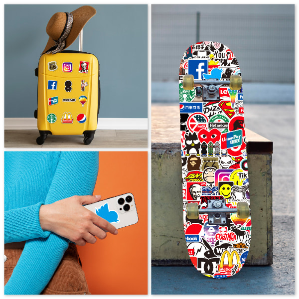 100 stk Fashion Graffiti Stickers Vandtæt Laptop Bagage Skate multicolor N29