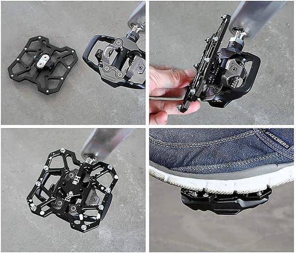 Vangonee 2-pack cykelpedaladapter för mountainbike