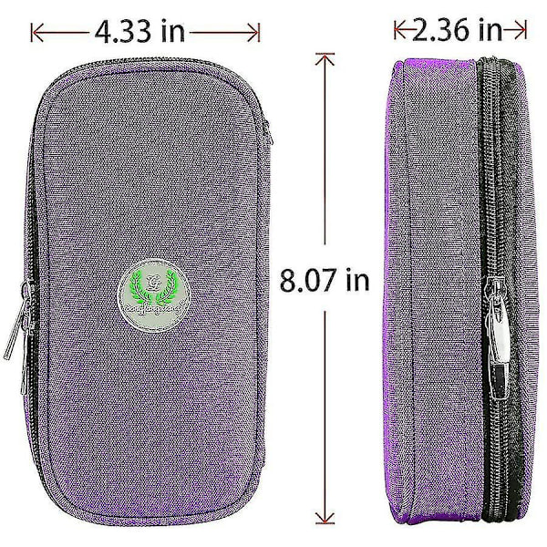 Insuliinin Kylmälaukku Matkalle - Lääkkeiden Diabeetikoiden Eristävä Kannettava Kylmälaukku Diabetes Kylmälaukku (violetti)