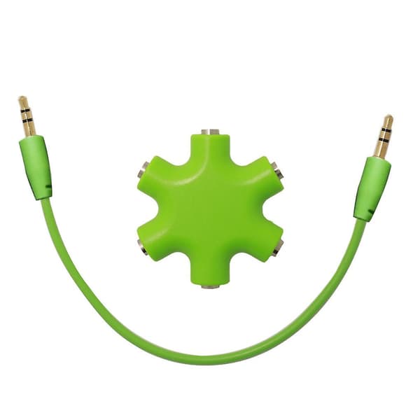 Sneform Hovedtelefon Splitter Multi Earphone Hub Adapter 3.5mm Lyd