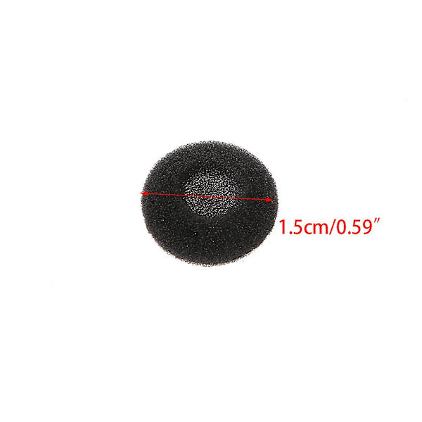 30 st 15mm Mjuka Svamp Öronproppar Öronkuddar Ersättning För Mp3 Mp4 Mobiltelefon