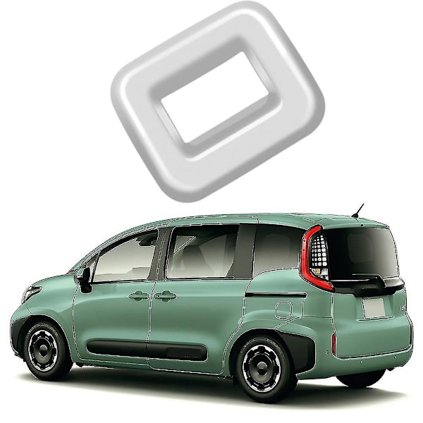 For Sienta 2023 2023 Bil Bak USB Utstyre Lading Port Beskyttende Deksel Ramme Panel Sølv Rhd