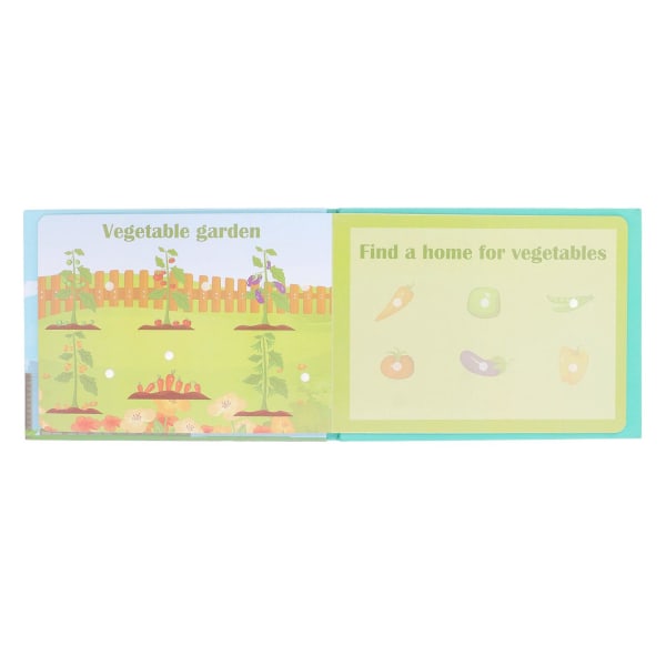 Baby tidlig læring klistremerkebok Vanntett interaktiv spill førskole Geografisk klistremerkebok