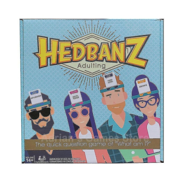 Hedbanz Adulting Board Game Guess Who I Am English Version