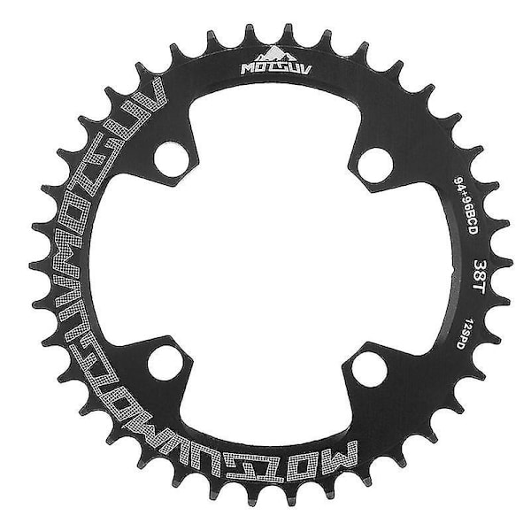 Enkelhastighetskedjehjul för mountainbike, positivt och negativt tandkedjehjul 94/96bcd kedjehjul M4000