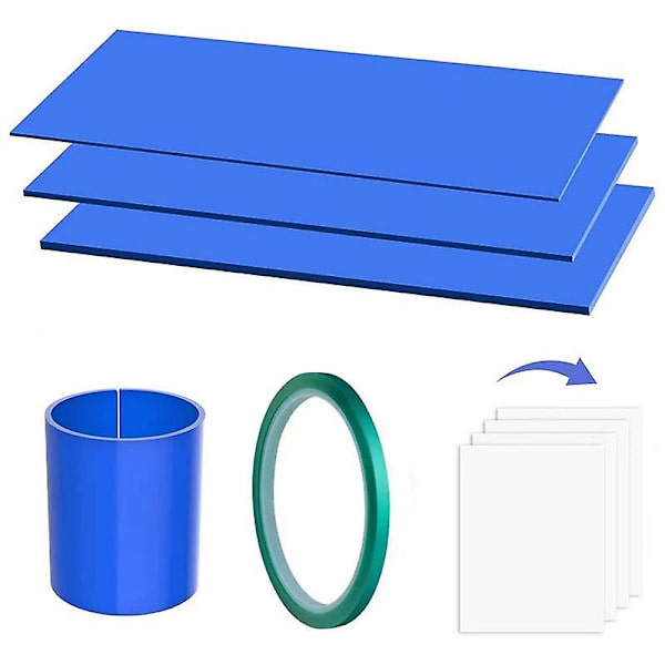 Silikoninen sublimaatiomuki Tumbler Wrap Insert Yhteensopiva mukipuristimeen Bundle Tarvikkeet, Sublimaatioon