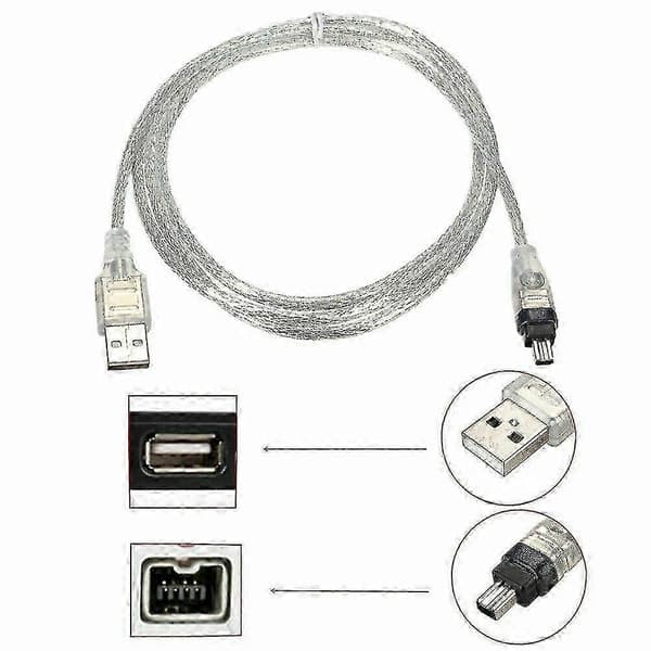 MiniDV USB Datakabel FireWire IEEE 1394 for HDV Videokamera til Redigerings-PC