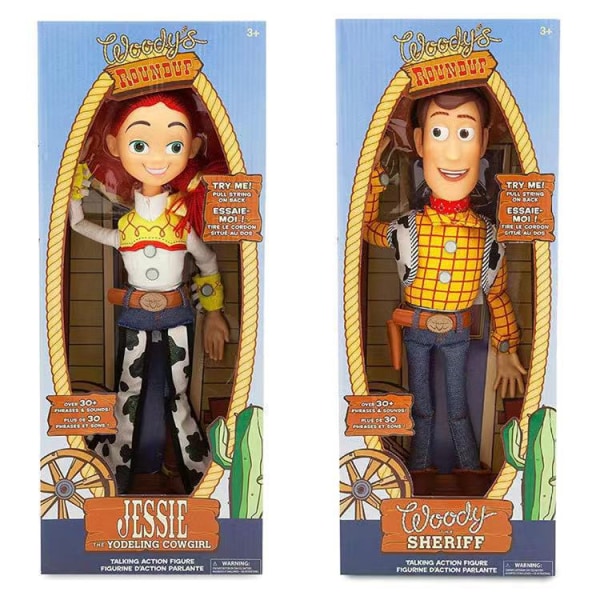 Disney Toy Story Woody Jessie Actionfigur Cowboy Modell 40cm Woody