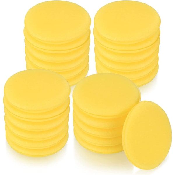 24 Pcs Car Polishing Pads, Car Wax Applicator Pads, Microfiber Soft Foam Polish