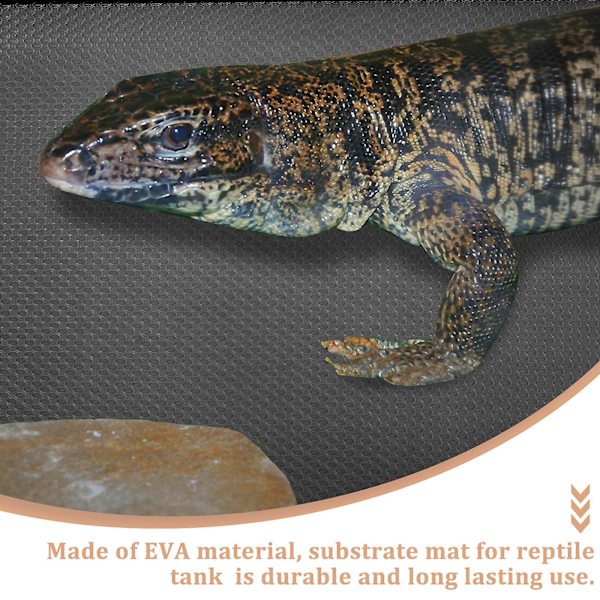 Reptilteppe for Øgler, Skilpadder, Slanger - Reptilmatte for Kjæledyr