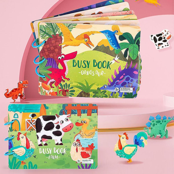 Travel Book For Children Multipurpose Early Educational Toy Creative Paste Book