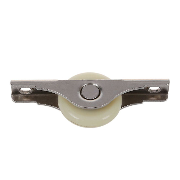 6 st vita dörr- och fönsterrullar av nylon, enkelrullade, 62 mm långa
