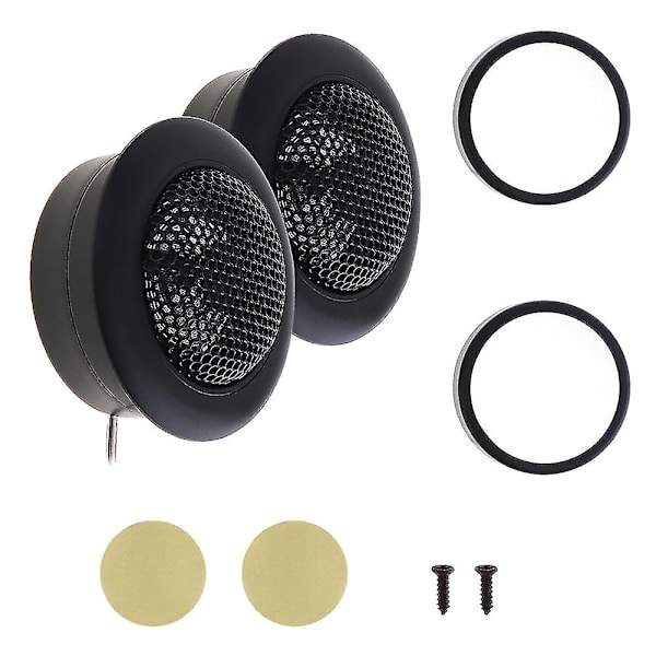 2 kpl musta 800w -120 auton torvi dome diskantti audio kaiutin autostereo diskanttikaiutin
