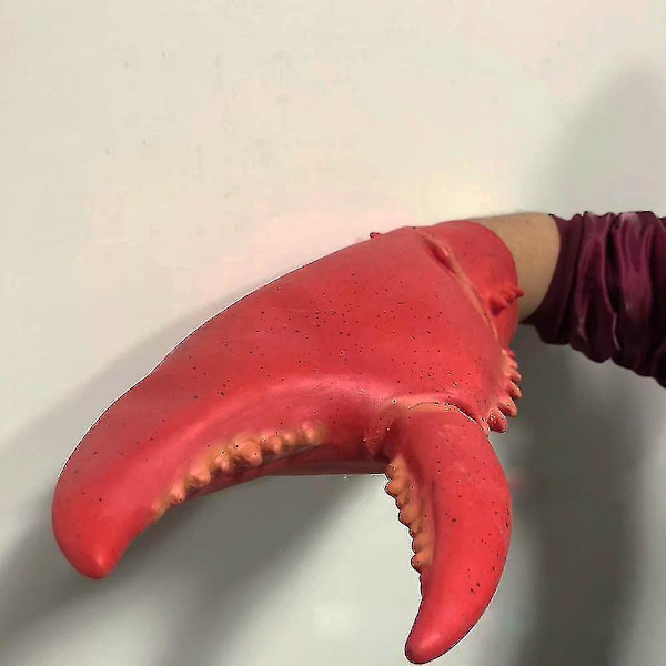 Krabba Hummer Klor Handskar Cosplay Rolig Fest Latex Nyhet Leksak Handskar Vantar 2019 Ny För Fest Eller