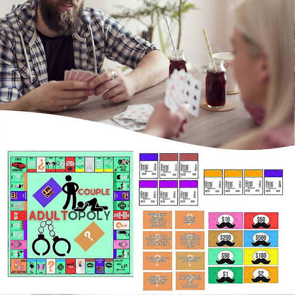 Brädspel för Par - Date Night för Vuxna - Intimitetsspel för Flickvän och Pojkvän