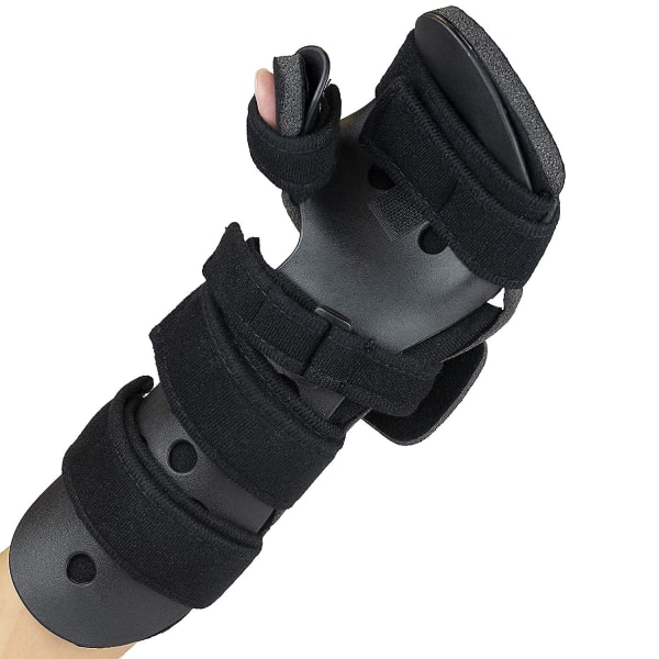 Stroke Hand Splint - Mjuk vilande handsplint för flexionskontrakturer, bekvämt sträcka och vila händerna för långvarig lättnad med funktionell handsplint