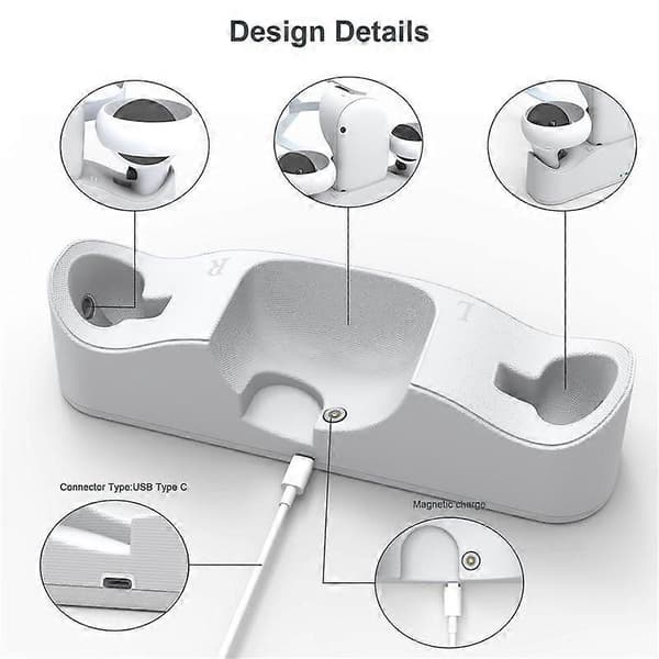 Opladningsdock til Headset Controller, Opladningsstation til Touch Controller Oplader