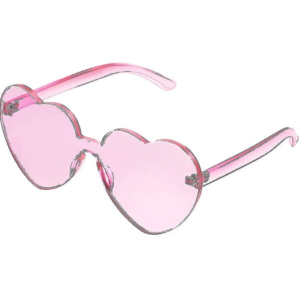 Hjerteformede solbriller Festsolbriller$godteri Farge Kjærlighet Hjerteformede solbriller$karneval Fest Hjerteformede solbriller Kantløse solbriller-farge