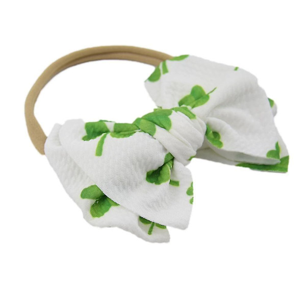 Baby pige pandebånd nylon blød hårbånd stor sløjfe hårbånd mode hår tilbehør