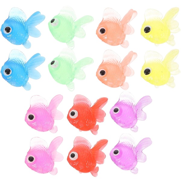 21 Stk Badelegetøj Børne akvarium Mini Guldfisk Akvarium Float