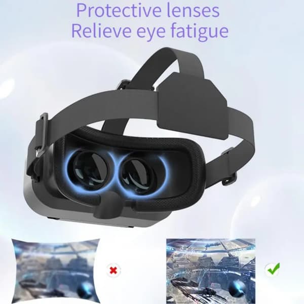 1 stk. 3D VR headset, smarte virtual reality briller